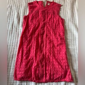 GAP Red Lace Detail dress